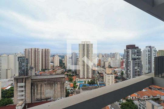 Vista do Quarto de apartamento para alugar com 1 quarto, 36m² em Vila Mariana, São Paulo