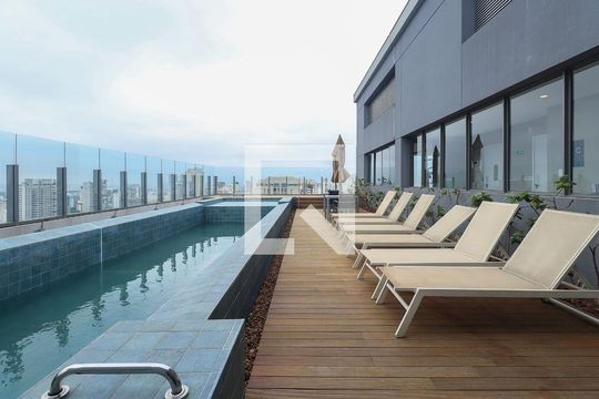 Área comum - Piscina de apartamento para alugar com 1 quarto, 36m² em Vila Mariana, São Paulo