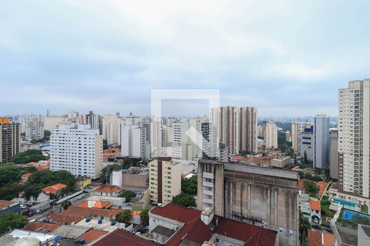 Vista da Sala de apartamento para alugar com 1 quarto, 36m² em Vila Mariana, São Paulo