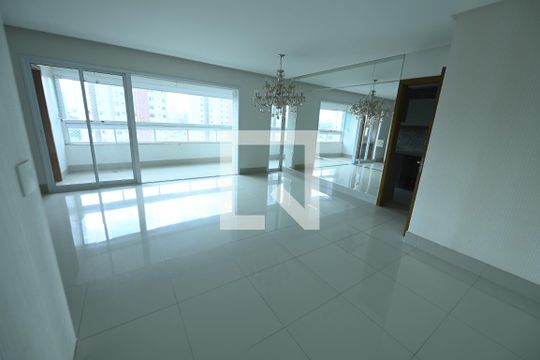 Sala de apartamento para alugar com 3 quartos, 127m² em Jardim Goiás, Goiânia