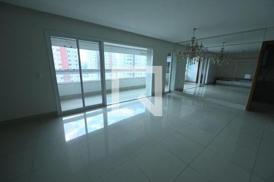 Sala de apartamento para alugar com 3 quartos, 127m² em Jardim Goiás, Goiânia