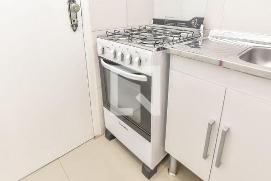 Cozinha de kitnet/studio à venda com 1 quarto, 25m² em Campos Elíseos, São Paulo
