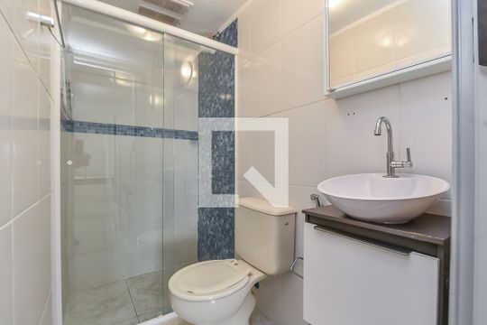 Banheiro de kitnet/studio à venda com 1 quarto, 25m² em Campos Elíseos, São Paulo