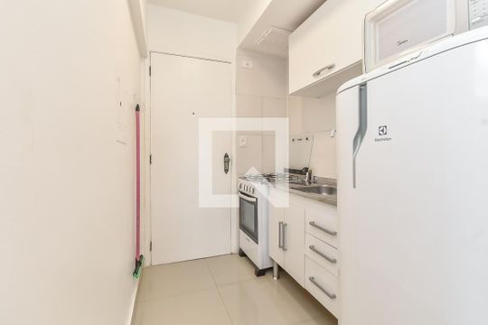 Cozinha de kitnet/studio à venda com 1 quarto, 25m² em Campos Elíseos, São Paulo