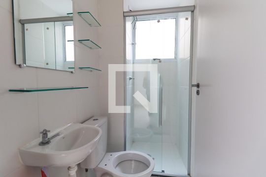 Banheiro Social de apartamento para alugar com 2 quartos, 38m² em Campo de Santana, Curitiba