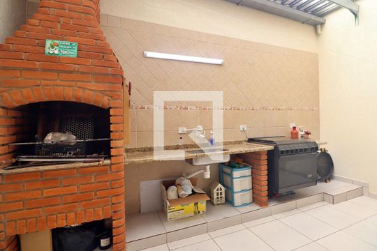 Área gourmet de casa à venda com 3 quartos, 190m² em Vila Alto de Santo Andre, Santo André