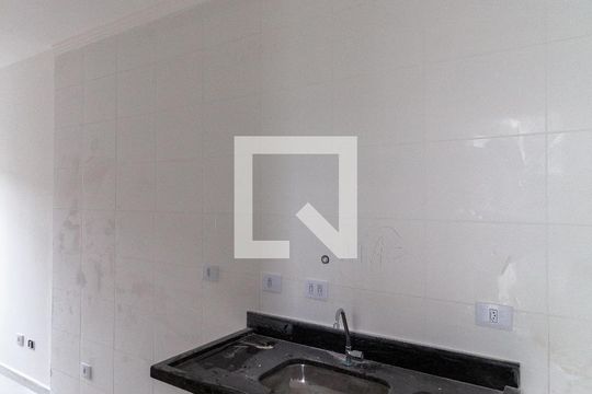 Sala e Cozinha Integrada  de apartamento para alugar com 2 quartos, 36m² em Cidade Centenário, São Paulo