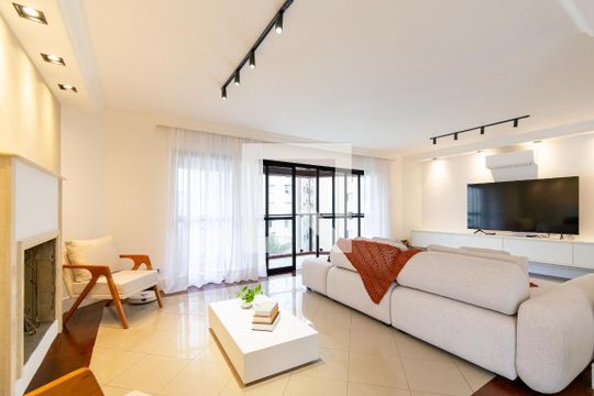 Sala de apartamento para alugar com 3 quartos, 216m² em Vila Mascote, São Paulo