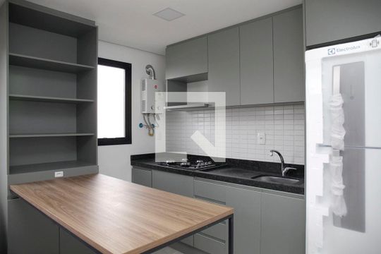 Cozinha de kitnet/studio à venda com 1 quarto, 31m² em Farroupilha, Porto Alegre