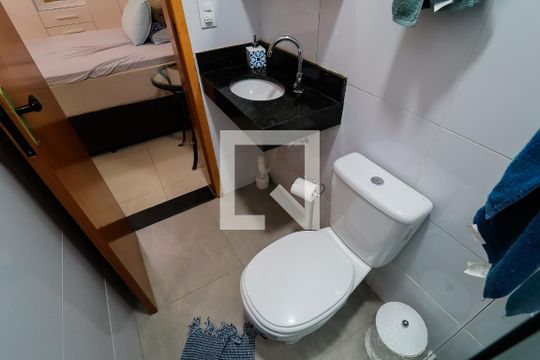 Banheiro de apartamento à venda com 1 quarto, 29m² em Vila Moinho Velho, São Paulo