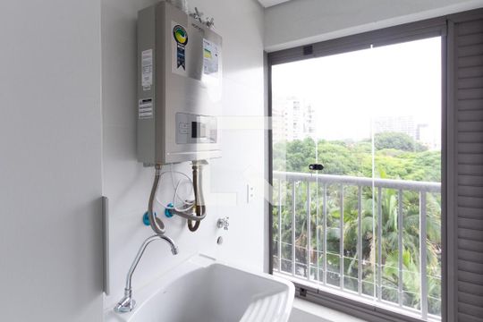 Área de Serviço de apartamento à venda com 1 quarto, 69m² em Indianópolis, São Paulo