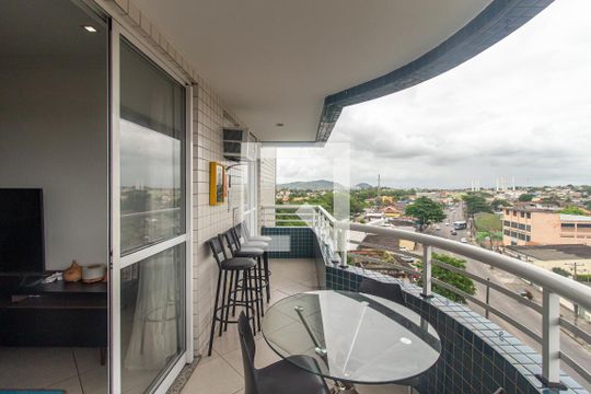 Varanda da Sala de apartamento à venda com 3 quartos, 94m² em Campo Grande, Rio de Janeiro