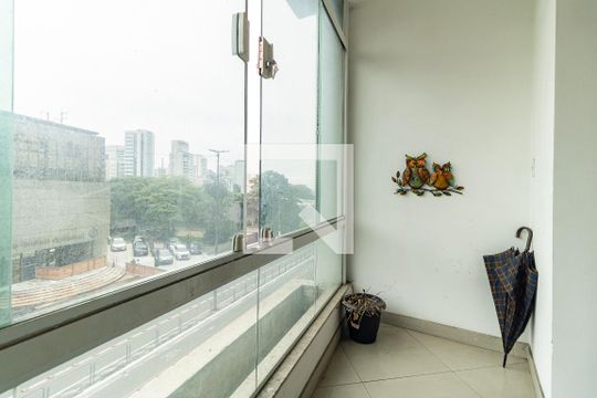 Varanda da Sala de apartamento à venda com 2 quartos, 100m² em Liberdade, São Paulo