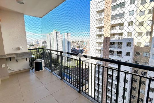 Varanda da Sala de apartamento à venda com 3 quartos, 75m² em Picanço, Guarulhos