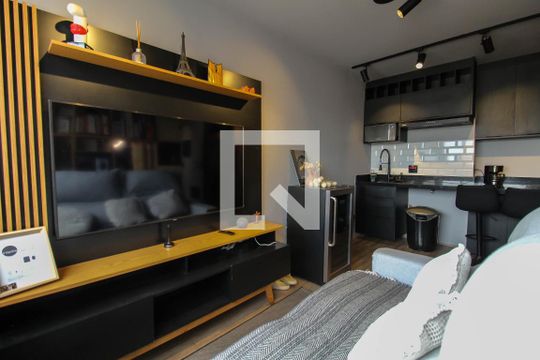Sala - Escritório  de apartamento para alugar com 1 quarto, 40m² em Quarta Parada, São Paulo