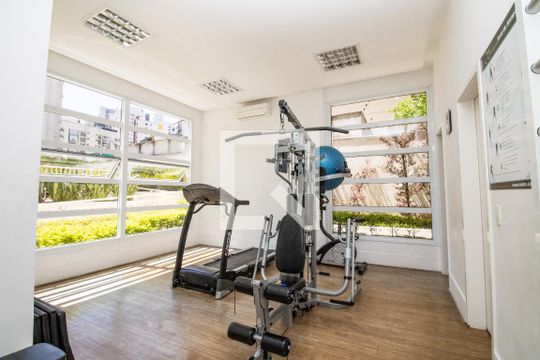 Área comum - Academia  de apartamento à venda com 1 quarto, 58m² em Itaim Bibi, São Paulo