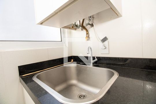 Área de serviço- tanque  de apartamento à venda com 1 quarto, 58m² em Itaim Bibi, São Paulo