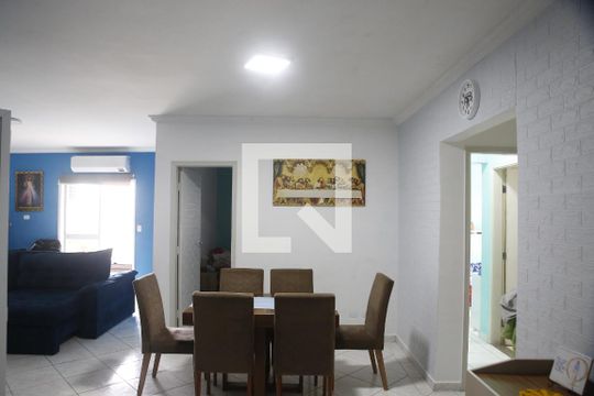 Sala de apartamento para alugar com 3 quartos, 140m² em Vila Tupi, Praia Grande