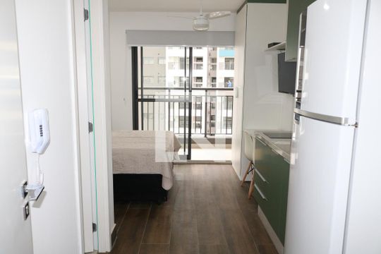 Quarto/Cozinha de apartamento para alugar com 1 quarto, 27m² em Parada Inglesa, São Paulo