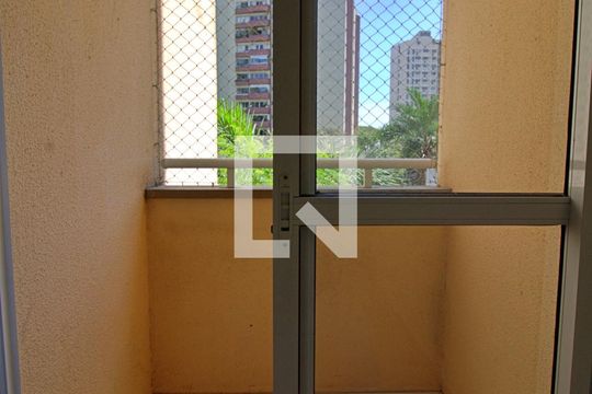 Varanda da Sala de apartamento para alugar com 2 quartos, 50m² em Vila Andrade, São Paulo