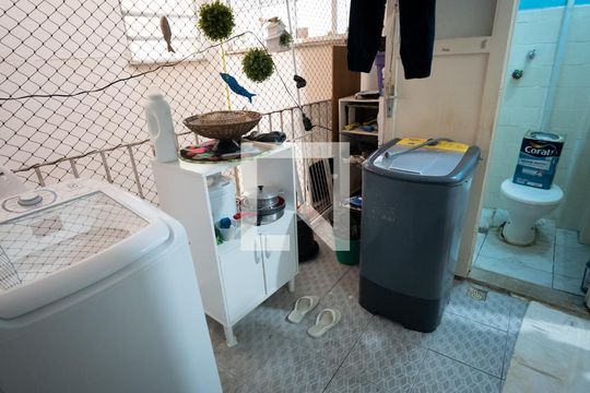 Área de Serviço de apartamento à venda com 3 quartos, 80m² em Botafogo, Rio de Janeiro
