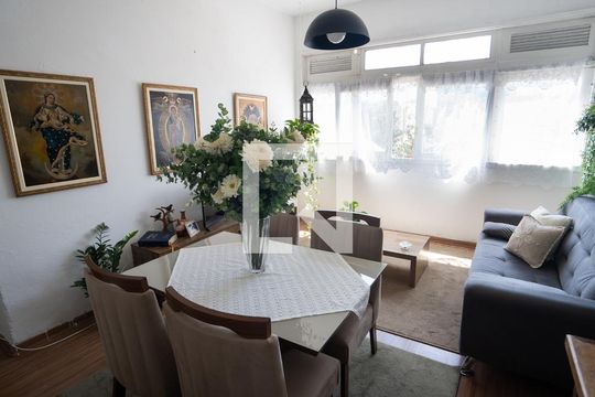 Sala de apartamento à venda com 3 quartos, 80m² em Botafogo, Rio de Janeiro