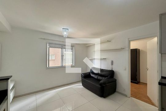 Sala de apartamento à venda com 1 quarto, 32m² em Jardim Caravelas, São Paulo