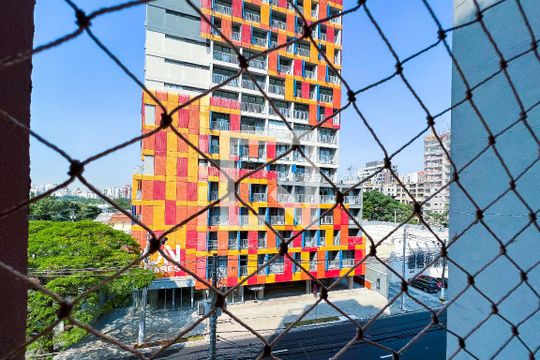 Vista do Quarto de apartamento à venda com 2 quartos, 57m² em Indianópolis, São Paulo
