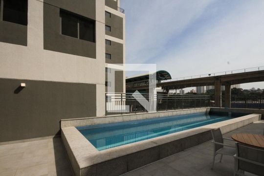 Área comum - Piscina de apartamento à venda com 1 quarto, 28m² em Vila Independência, São Paulo