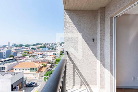 Varanda da Sala de apartamento para alugar com 2 quartos, 67m² em Vila Metalurgica, Santo André