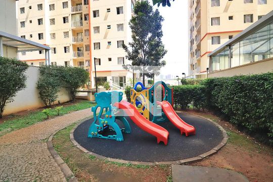 Área comum - Playground de apartamento para alugar com 2 quartos, 45m² em Vila Homero Thon, Santo André