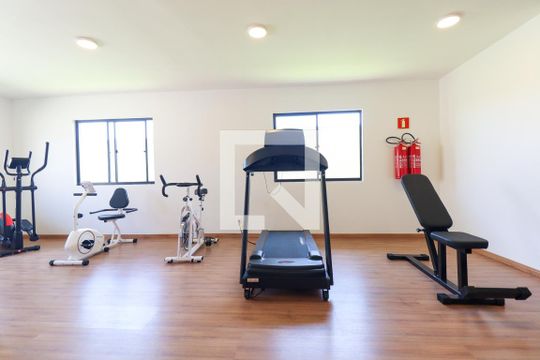 Área comum - Academia de apartamento para alugar com 2 quartos, 51m² em Pedro Moro, São José dos Pinhais