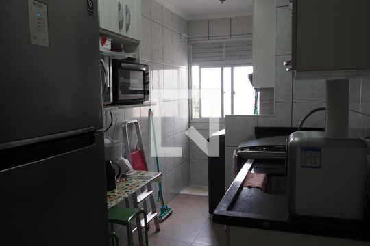 Cozinha de apartamento à venda com 3 quartos, 70m² em Anhangabaú, Jundiaí