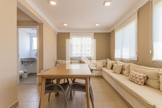 Área comum de apartamento para alugar com 2 quartos, 36m² em Parque São Vicente, Santo André