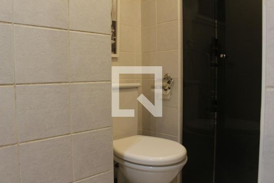 Banheiro da Suíte de apartamento para alugar com 1 quarto, 40m² em Botafogo, Rio de Janeiro