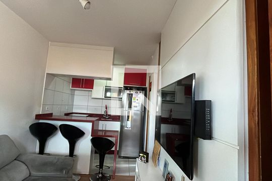 Sala de apartamento à venda com 1 quarto, 30m² em Vila Nhocune, São Paulo