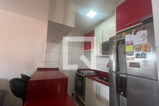 Cozinha de apartamento à venda com 1 quarto, 30m² em Vila Nhocune, São Paulo