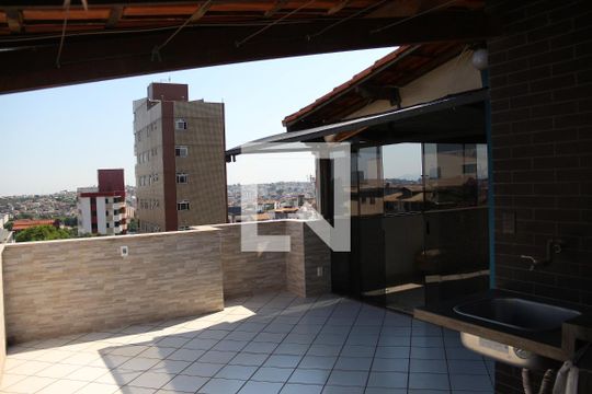 Varanda de apartamento à venda com 3 quartos, 108m² em Eldorado, Contagem