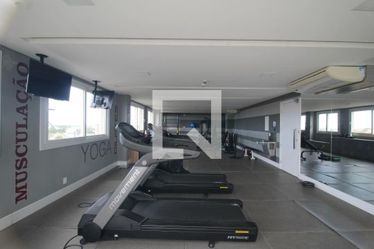 Área comum - Academia de apartamento à venda com 1 quarto, 38m² em Marechal Rondon, Canoas