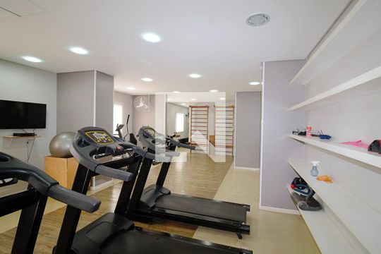 Área comum - Academia de apartamento para alugar com 2 quartos, 49m² em Parque Reboucas, São Paulo