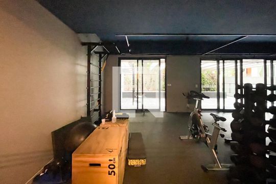 Área comum - Academia de apartamento para alugar com 1 quarto, 35m² em Pinheiros, São Paulo