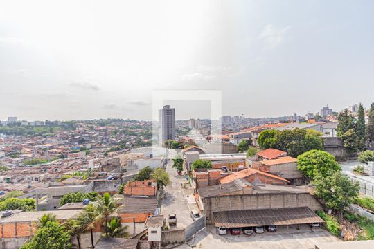 Vista da sala de apartamento à venda com 2 quartos, 48m² em São Pedro, Osasco