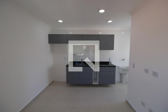 Cozinha de apartamento à venda com 1 quarto, 32m² em Parque Vitória, São Paulo