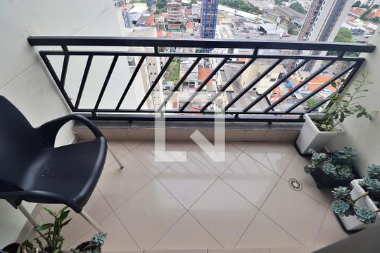 Sala - Varanda de apartamento à venda com 3 quartos, 84m² em Campestre, Santo André