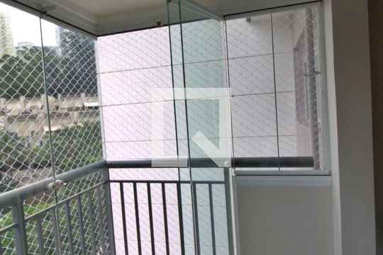 Varanda da Sala de apartamento para alugar com 2 quartos, 60m² em Vila Andrade, São Paulo