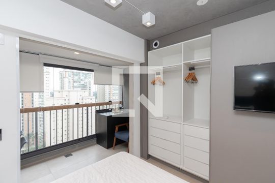 Studio de kitnet/studio para alugar com 1 quarto, 25m² em Brooklin, São Paulo
