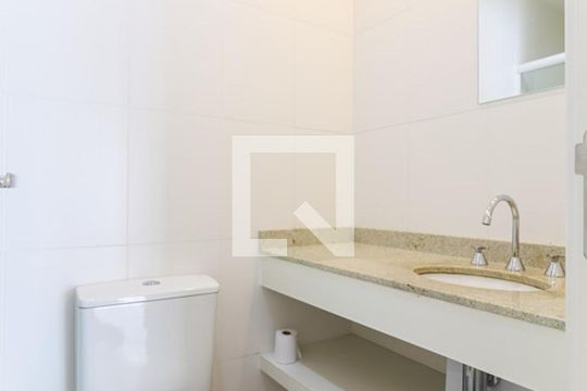 Banheiro Social de apartamento à venda com 2 quartos, 62m² em Vila Sonia, São Paulo