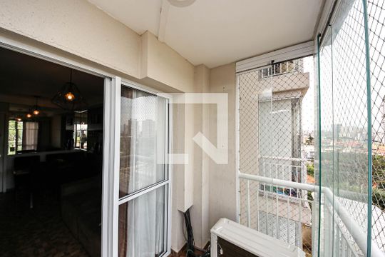 Varanda Sala de apartamento à venda com 3 quartos, 63m² em Vila Santa Clara, São Paulo