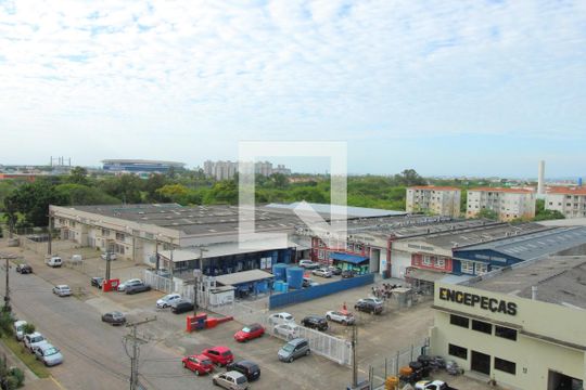 Sala _Vista de apartamento para alugar com 2 quartos, 66m² em Humaitá, Porto Alegre