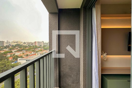 Sacada de kitnet/studio à venda com 0 quarto, 23m² em Brooklin Paulista, São Paulo